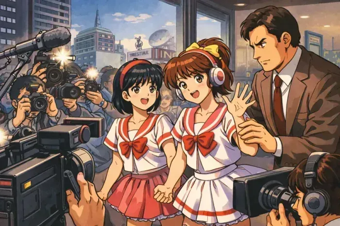 Japan's idol industry developed gradually through television culture and large entertainment agencies.