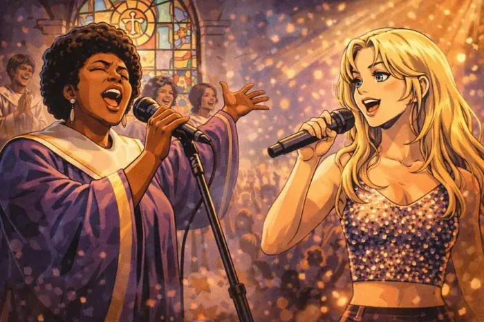 Cover image for From Gospel to Modern Vocal Pop: How Sacred Song Became the Sound of Global Music