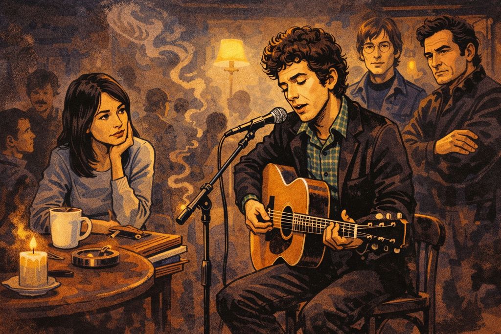 Portrait of Bob Dylan