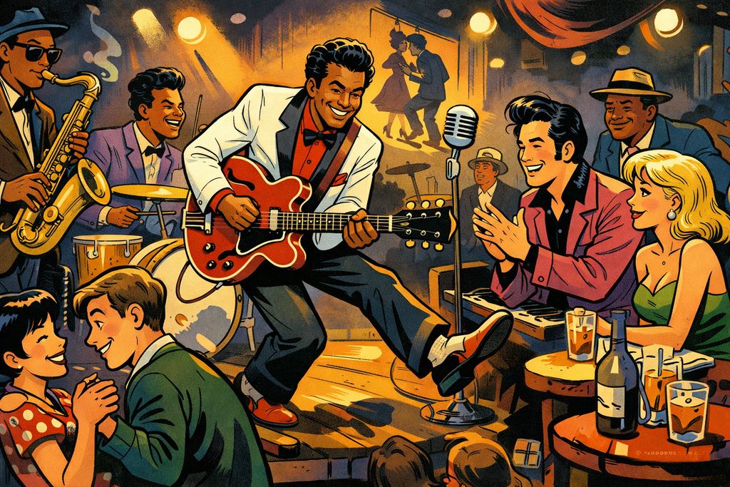 Portrait of Chuck Berry