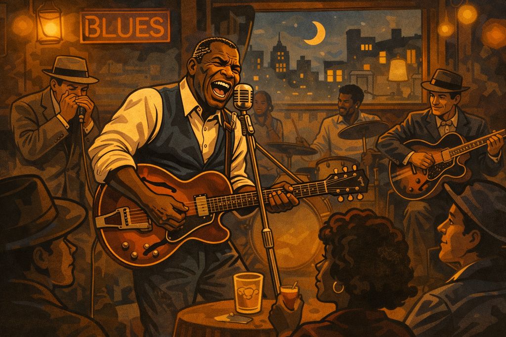 Portrait of Howlin' Wolf