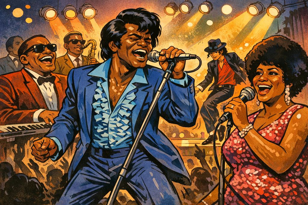 Portrait of James Brown