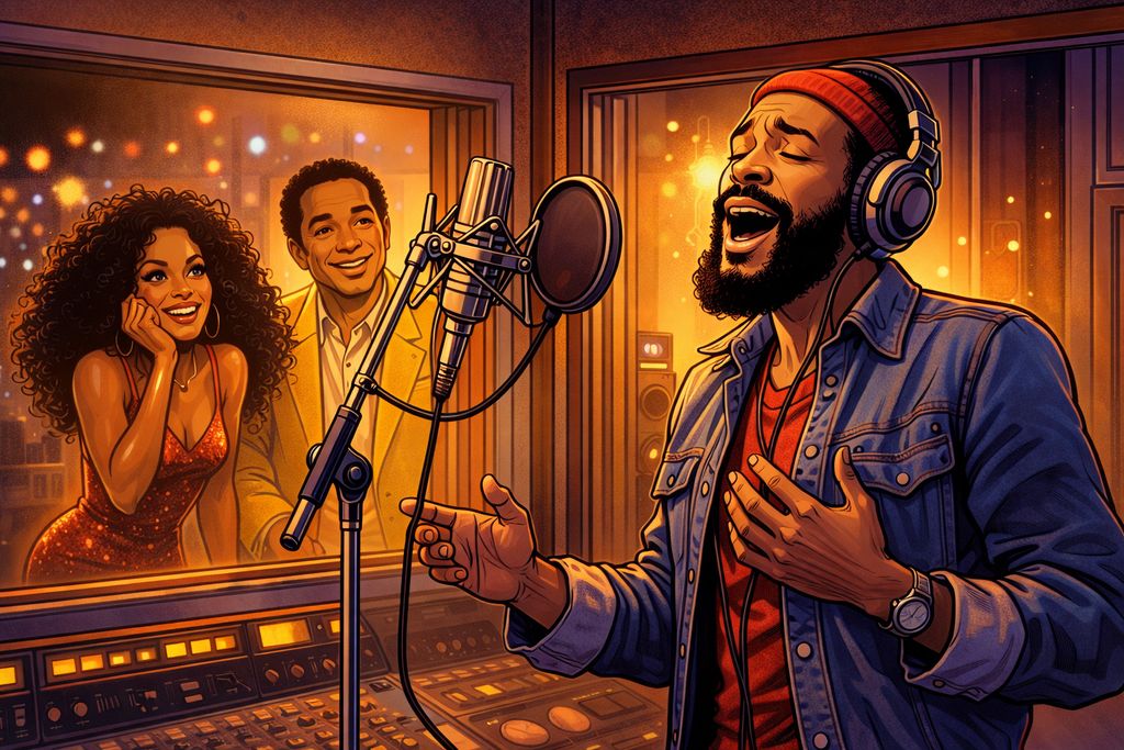 Portrait of Marvin Gaye