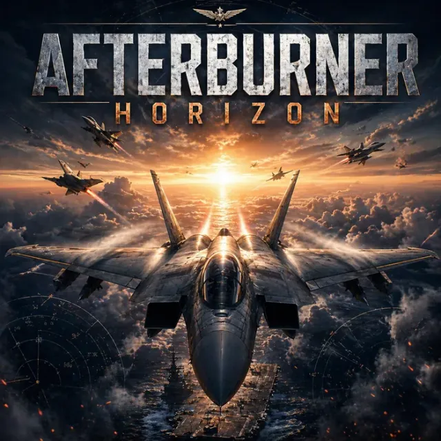Cover art for the album Afterburner Horizon
