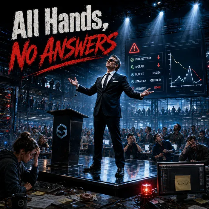 Cover art for the album All Hands, No Answers