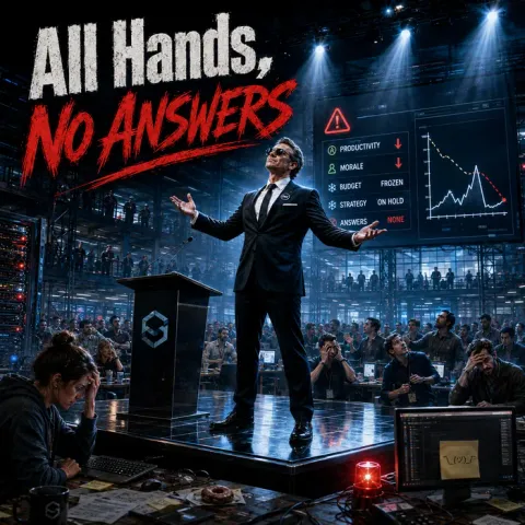 Cover art for the album All Hands, No Answers