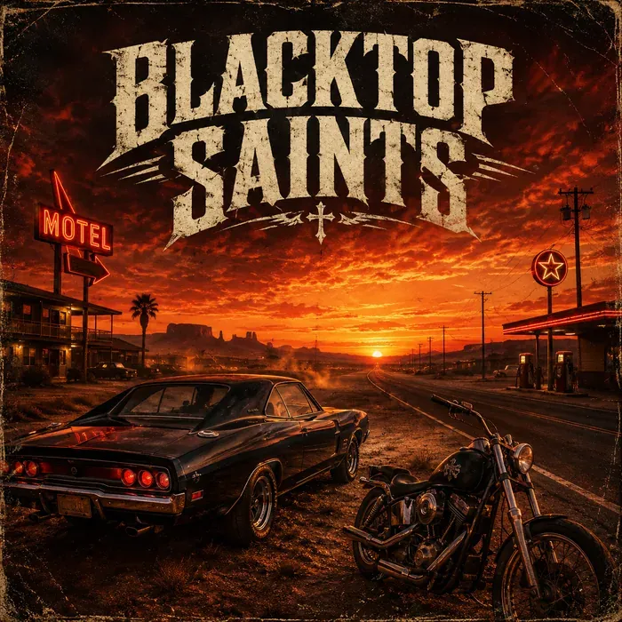 Cover art for the album Blacktop Saints
