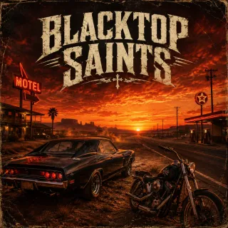 Cover art for the album Blacktop Saints