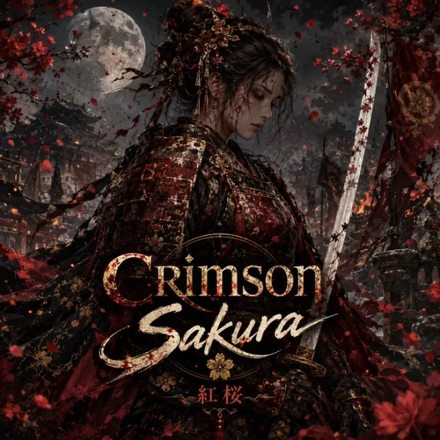 Cover art for the album Crimson Sakura