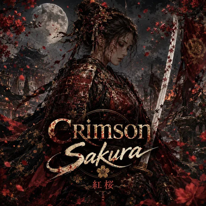 Cover art for the album Crimson Sakura