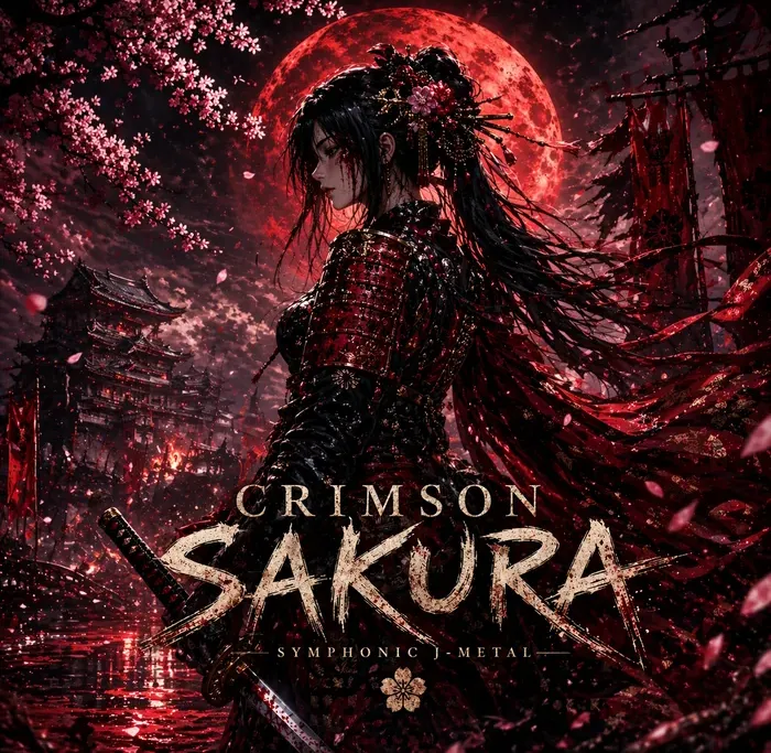 Cover art for the album Crimson Sakura