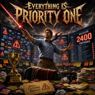 Cover art for the album Everything Is Priority One
