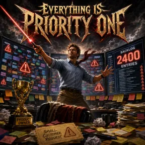 Cover art for the album Everything Is Priority One