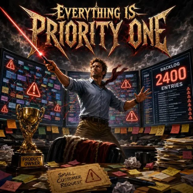 Cover art for the album Everything Is Priority One