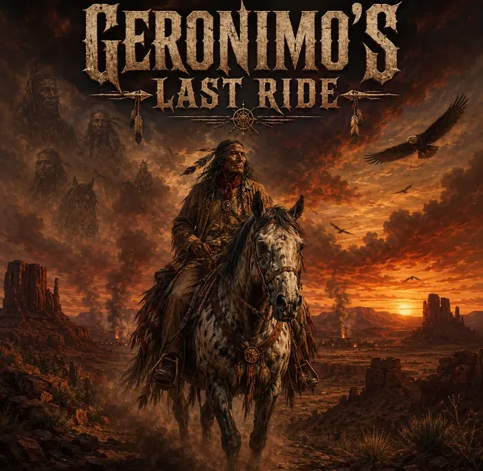 Cover art for the album Geronimo’s Last Ride