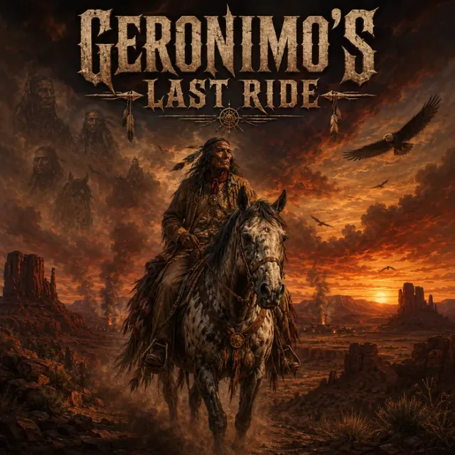 Cover art for the album Geronimo’s Last Ride