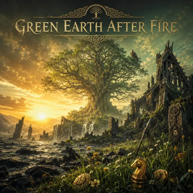 Cover art for the album Green Earth After Fire