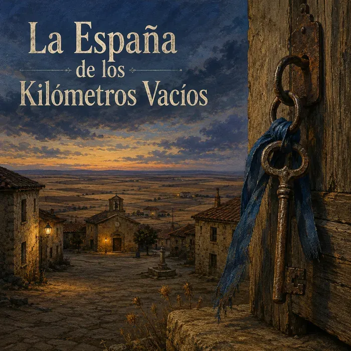Cover art for the album La España de los Kilómetros Vacíos