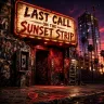 Cover art for the album Last Call on the Sunset Strip