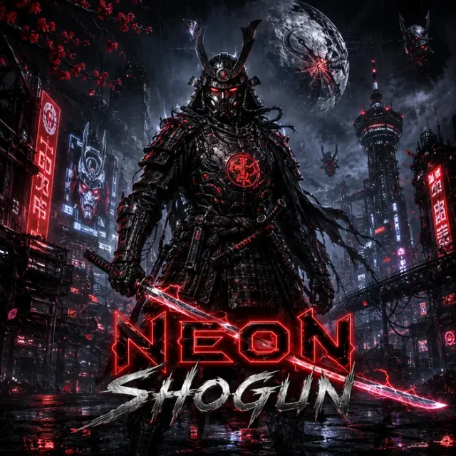 Cover art for the album Neon Shogun