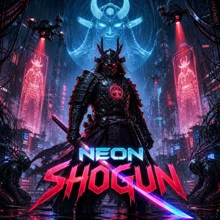 Cover art for the album Neon Shogun