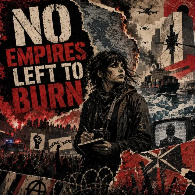 Cover art for the album No Empires Left to Burn
