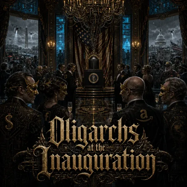 Cover art for the album Oligarchs at the Inauguration