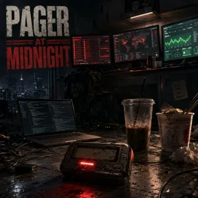 Cover art for the album Pager at Midnight