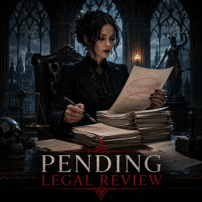 Cover art for the album Pending Legal Review