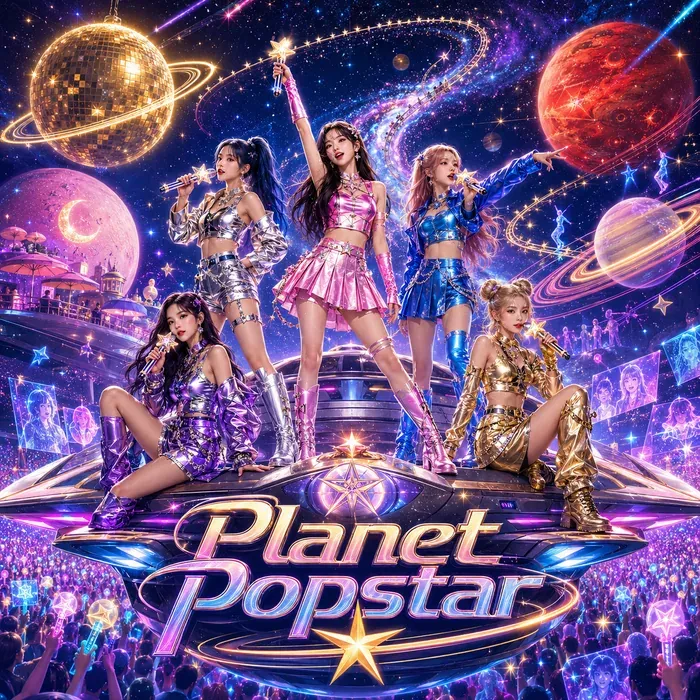 Cover art for the album Planet Popstar