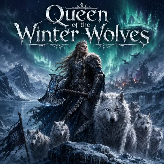 Cover art for the album Queen of the Winter Wolves
