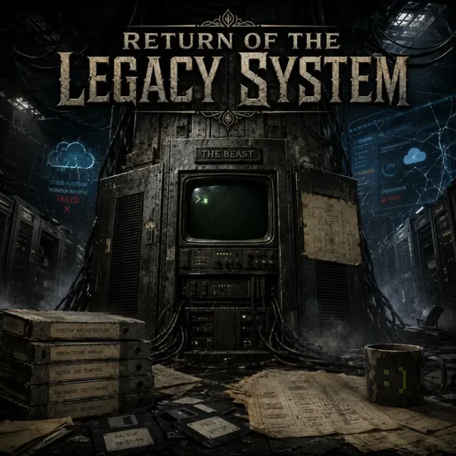 Cover art for the album Return of the Legacy System