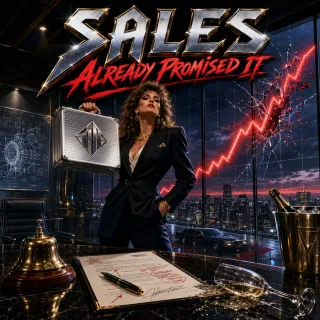 Cover art for the album Sales Already Promised It