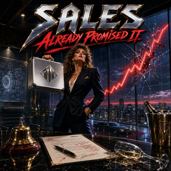 Cover art for the album Sales Already Promised It