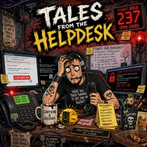 Cover art for the album Tales from the Helpdesk