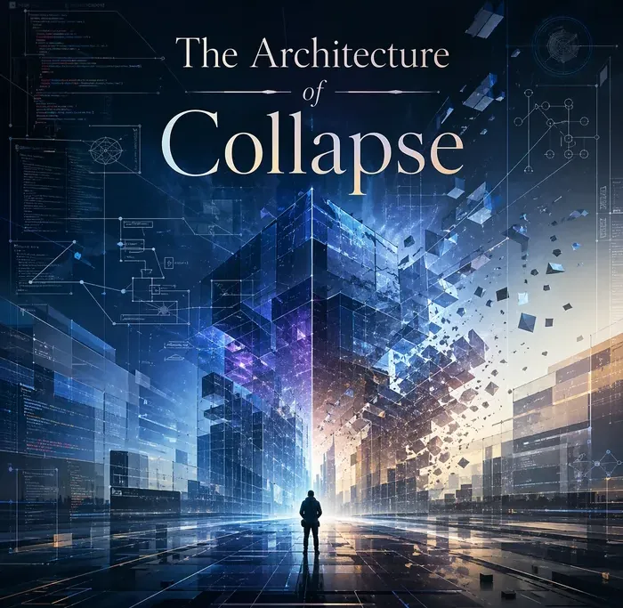 Cover art for the album The Architecture of Collapse