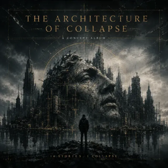 Cover art for the album The Architecture of Collapse