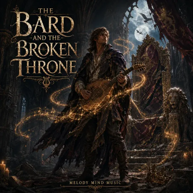 Cover art for the album The Bard and the Broken Throne