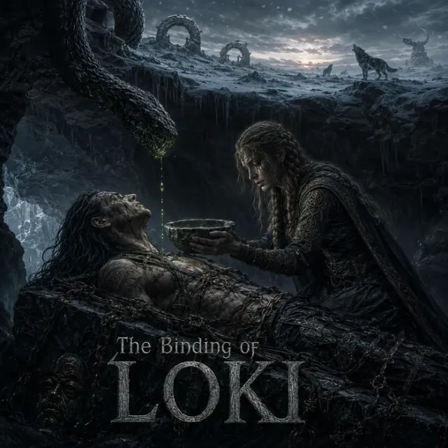Cover art for the album The Binding of Loki