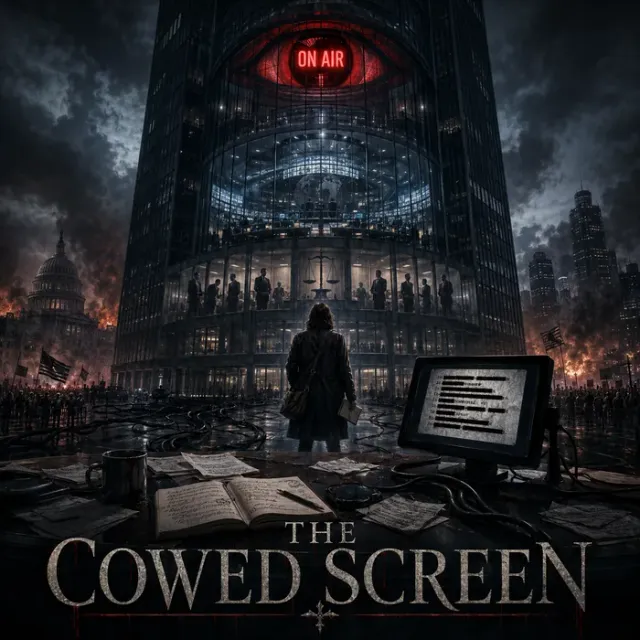 Cover art for the album The Cowed Screen