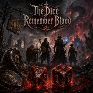 Cover art for the album The Dice Remember Blood