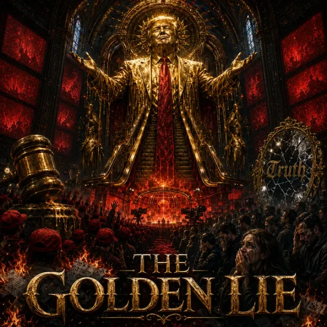 Cover art for the album The Golden Lie