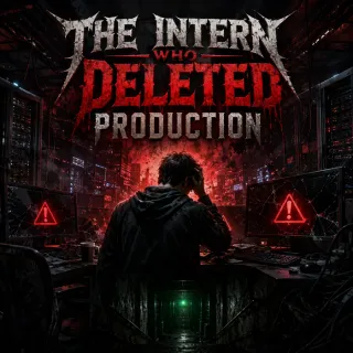 Cover art for the album The Intern Who Deleted Production