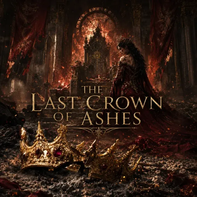 Cover art for the album The Last Crown of Ashes