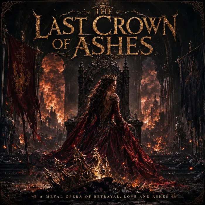 Cover art for the album The Last Crown of Ashes
