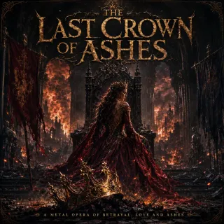 Cover art for the album The Last Crown of Ashes