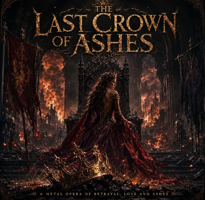 Cover art for the album The Last Crown of Ashes