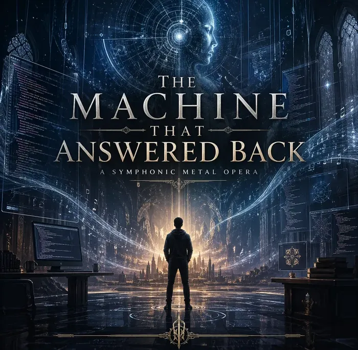 Cover art for the album The Machine That Answered Back