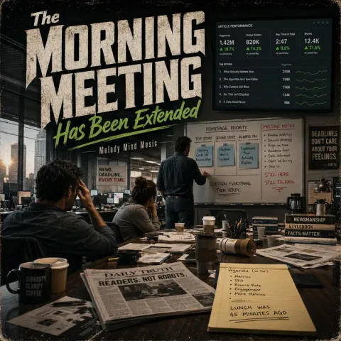 Cover art for the album The Morning Meeting Has Been Extended