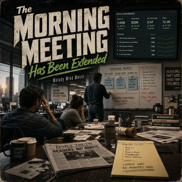 Cover art for the album The Morning Meeting Has Been Extended